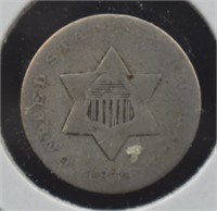 1851 U.S. Three Cent Silver Coin