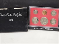 1981 US Proof Coin Set