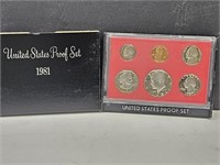 1981 US Proof Coin Set