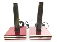 (2) Ww2 Brass Artillery Shell Table Lamps