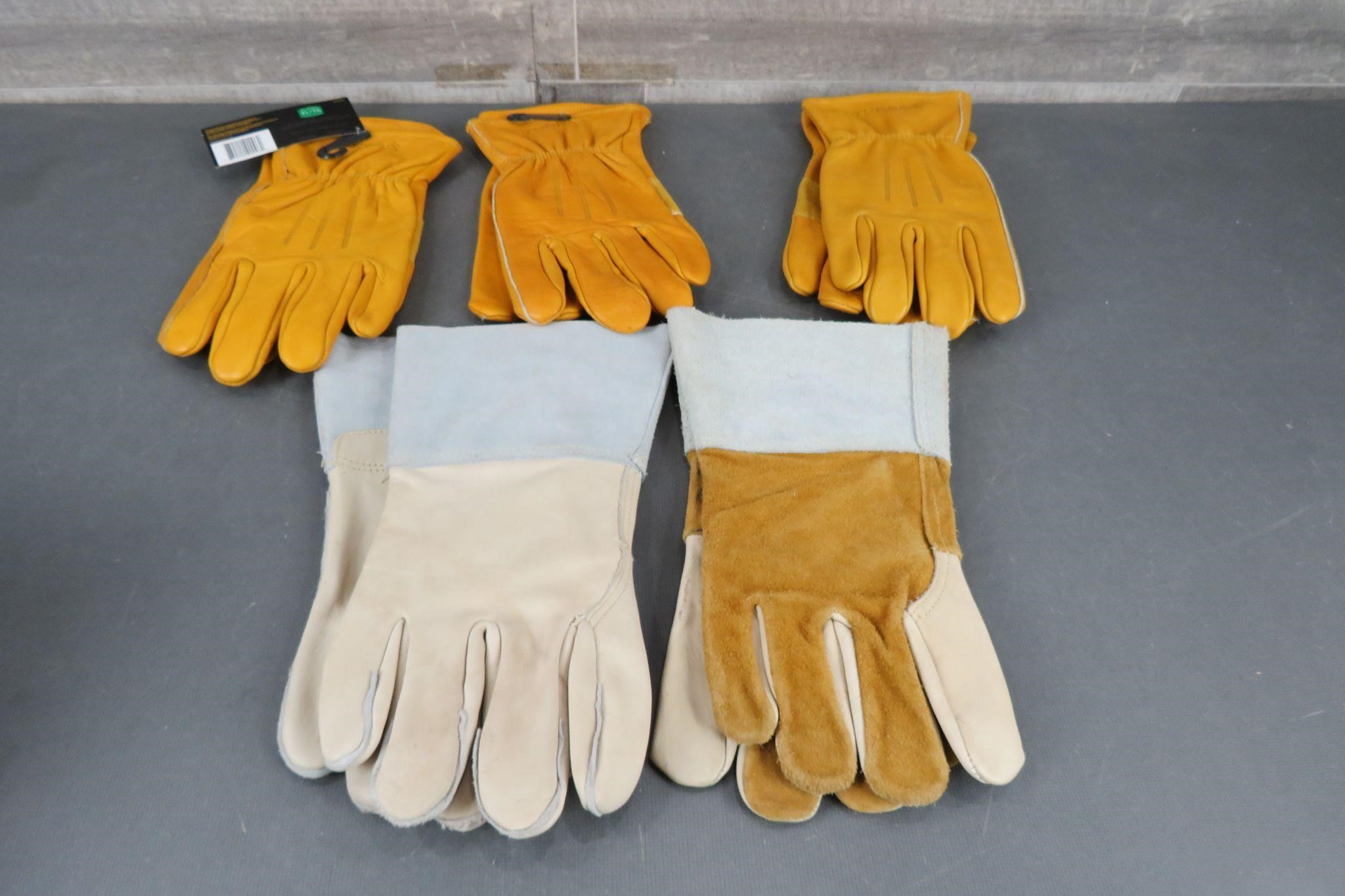 UNLINED WORK GLOVES (XL)