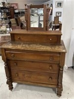 Victorian Style Mahogany Dresser