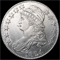 1824 Capped Bust Half Dollar UNCIRCULATED