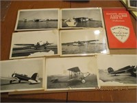 34 Vtg. Airplane Single Photos