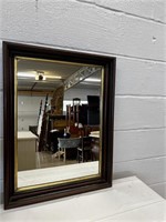 Mahogany Shadow Box Mirror