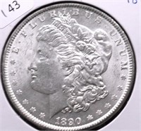 1890 CHOICE BU MORGAN DOLLAR