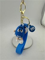 M&M Blue key chain. Reproduction