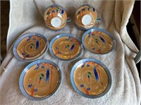 Vintage Lusterware Tea Set