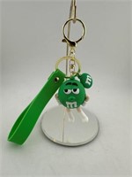 Key Chain Green M&M Character - reproduction