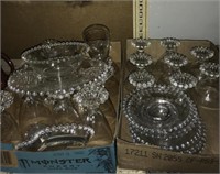 (2) boxes of glassware