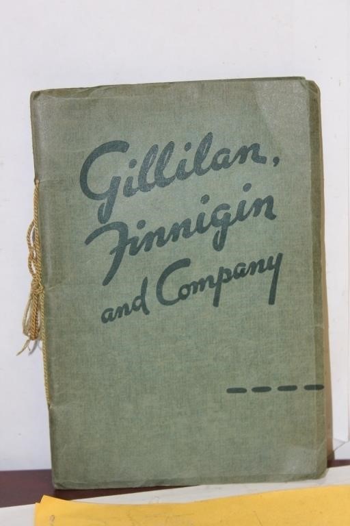 Handsigned Gillilan Finnigin and Company Pamphlet