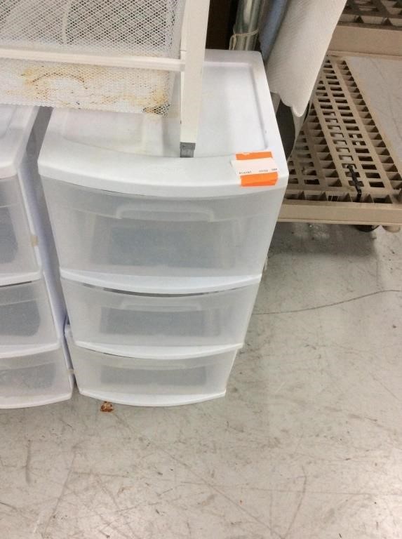 Three stacking bins