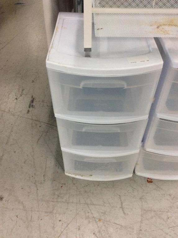 Three stacking bins
