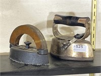 Pair Of Antique Sad Irons