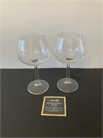 Feather Light Crystal Wine Glasses, Set of 2