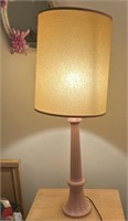PINK SIDE TABLE LAMP 35" TALL