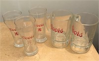 COORS GLASSES AND MUGS
