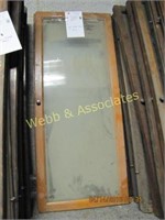 3 legal cabinet doors with glass
