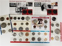 US Coins Sets: Uncirculated, JKF & More