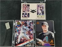 3 Small cases of baseball cards, see photos