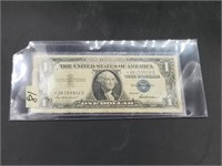 1957 Star note $1 silver certificate circulated