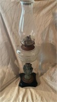 Queen Anne oil lamp