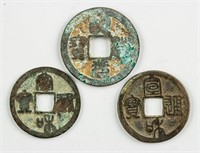 3 Assorted Chinese 1119-25 Xuanhe Tongbao & Other