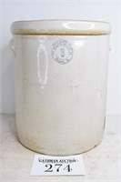 8 Gallon Buckeye Pottery Crock (Macomb, IL)