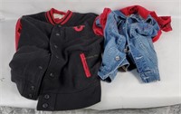 True Religion Varsity & Jean Jackets  X L