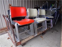 92 stackable chairs