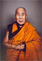 Autograph COA Dalai Lama Photo