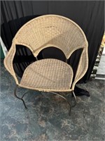 Natural wicker chair very clean condition Sheer