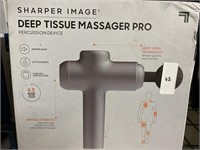 Sharper image deep tissue massager pro