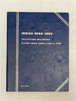 Flying Eagle and Indian head cents in blue book