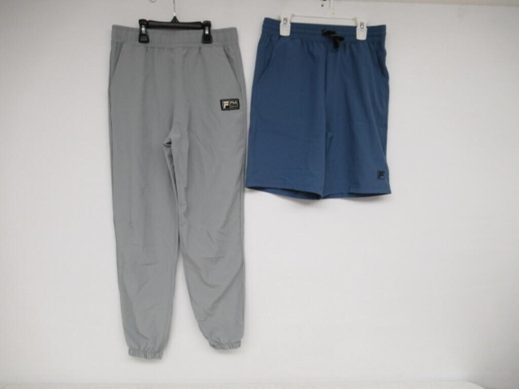 2-Pk Fila Boy's XL Bottoms Set, Jogger and Short,