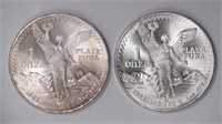 2 - 1985 Silver 1onza Mexico .999