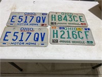 Ohio motor home license plates