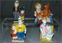 Lot of 4 Comic Character Toothbrush Holders