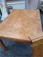 Oak table with leaf