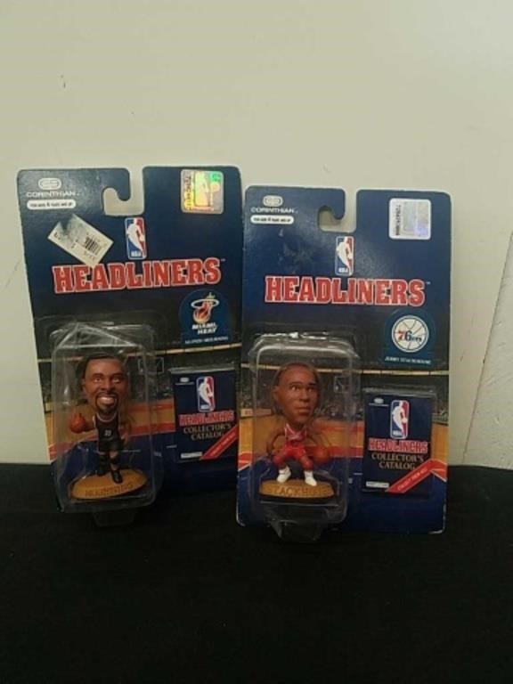 Vintage collectible NBA headliners basketball