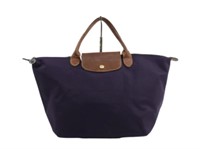 Longchamp Dark Purple Handbag