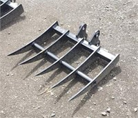 Mini Excavator Rake Attachment