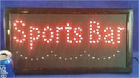 Electric "Sports bar" sign 19" x 10" , working