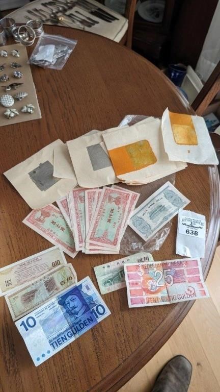 Assorted Paper currency