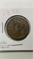 1852 large cent