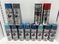 12 cans of engine enamel