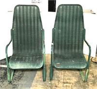 Pair of Patio Spring Chairs