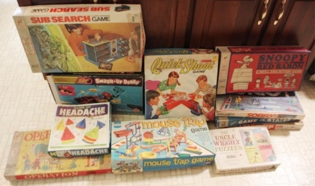 Lot of Vintage Games/Toys