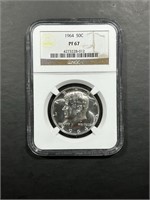 1964 US Kennedy Half Dollar NGC PF67