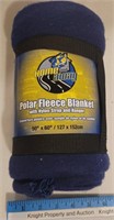 Polar Fleece Blanket 50" X 60" (Navy Blue)